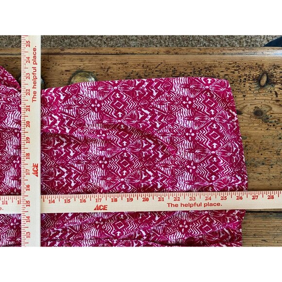 Vintage Erika Womens Pink‎ Blouse 1X short sleeve button up cotton collared - Picture 7 of 7